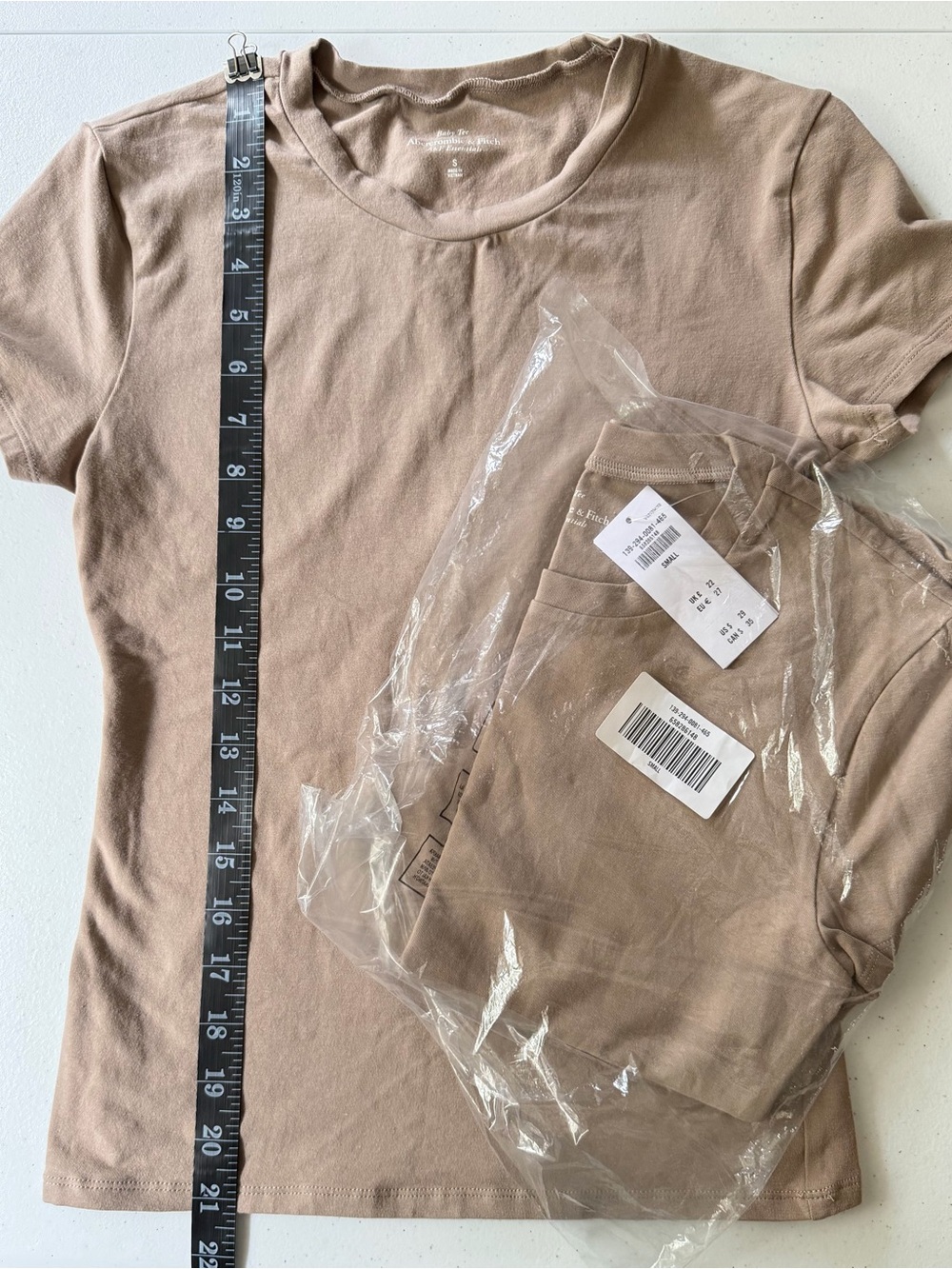 • 2 pack • Taupe Abercrombie Baby T-shirt Women’s S